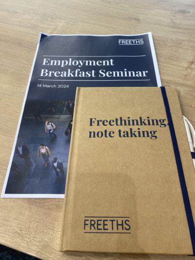 Freeths breakfast seminar